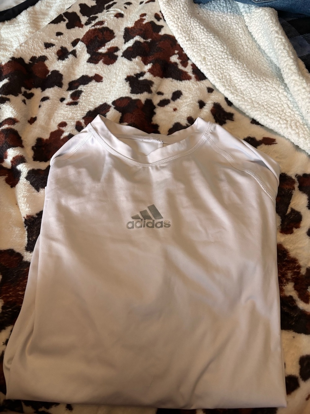 adidas White Performance compression shirt Top